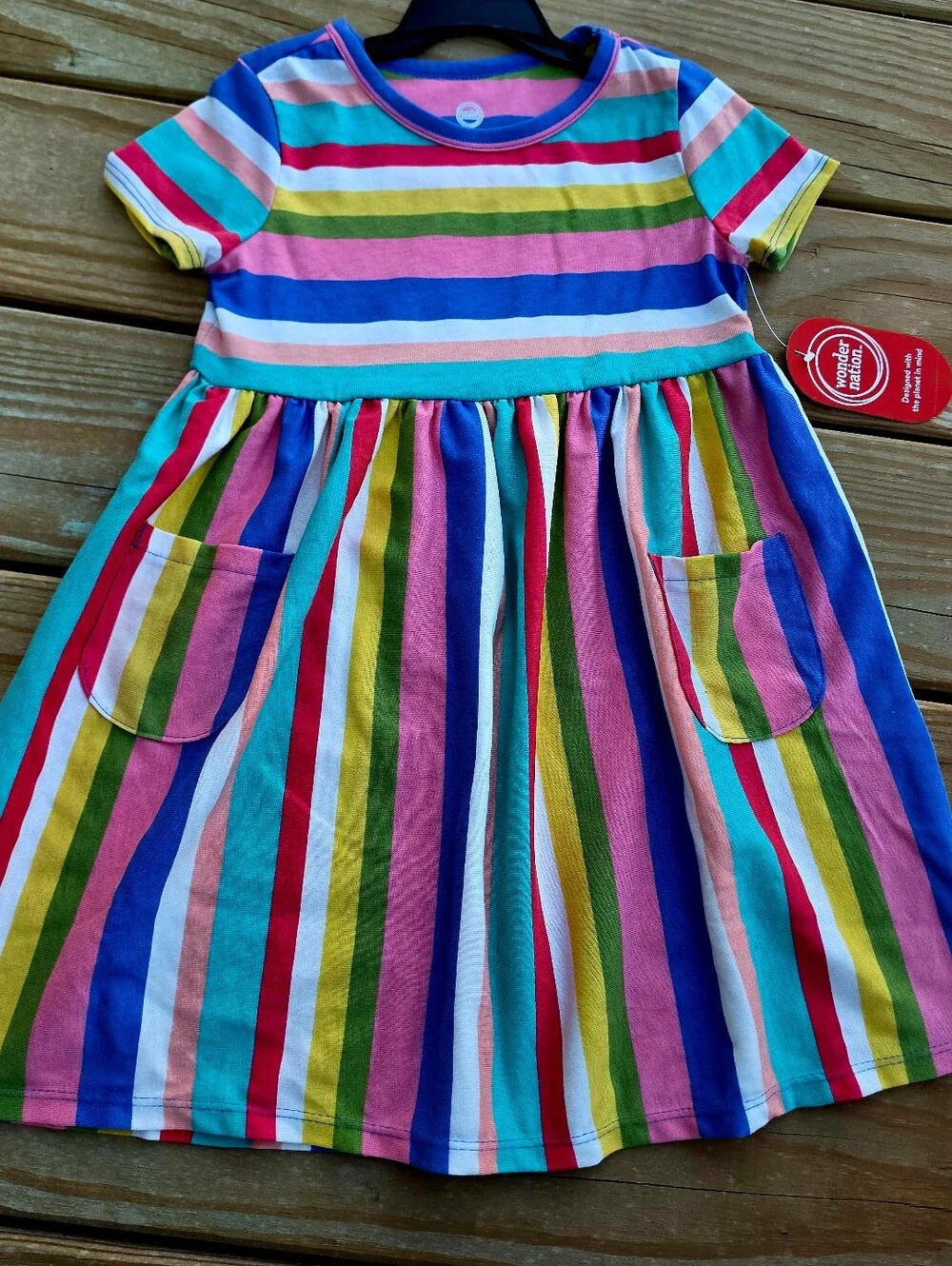 Wonder Nation Baby and Toddler Girls Play Dress